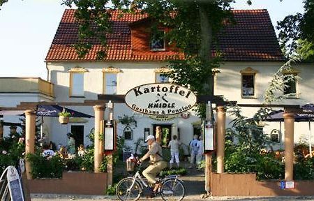 Kartoffelgasthaus&Pension Knidle Lübbenau Exterior foto